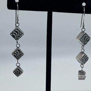 Unique Sterling Silver Dangle Earrings